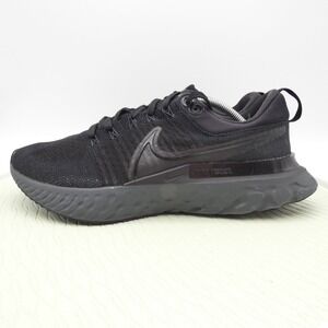 Nike React Infinity Run Flyknit 2 CT2357-003 Mens 12 Running Shoes Black Sneaker